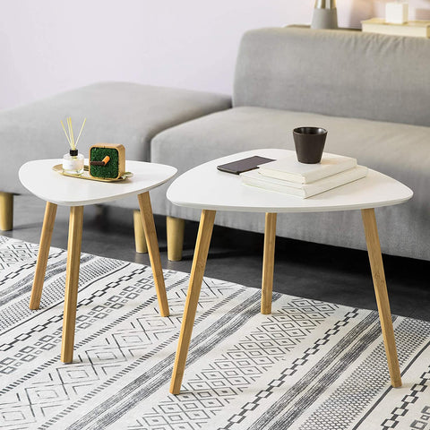 Rootz Nesting Tables - Set of 2 Side Tables - Living Room Tables Coffee Tables
