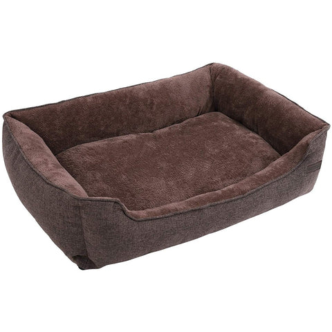 Rootz XL Dog Basket - Washable Dog Bed - Removable Cover - Dog Baskets