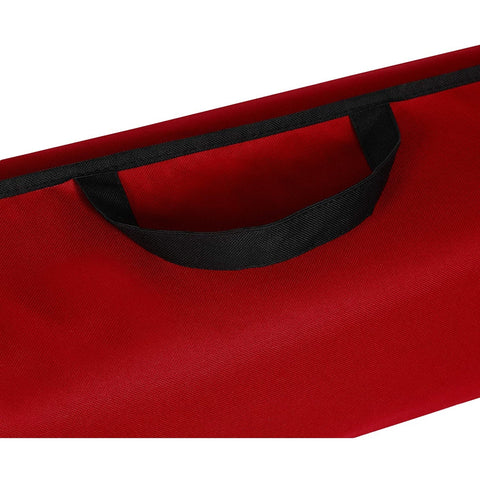 Rootz Storage Bag For Wrapping Paper - Storage Bag For Posters - Set Of 2 - Organizer - Red - Black - Fabric - 30 Rolls