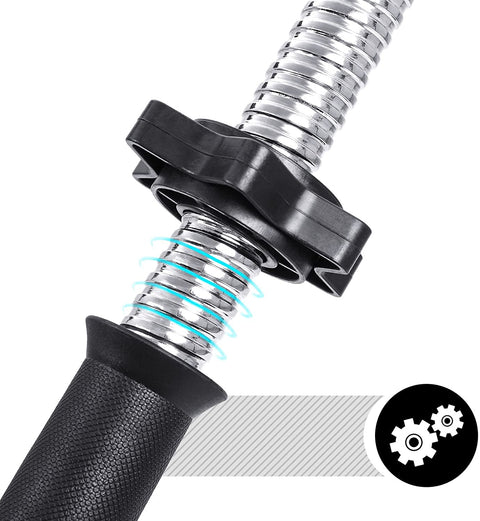 Rootz holder set - weights - holders - fitness training - Zwart - 4 x 2.5 kg - 4 x 1.25 kg - 4 x 1 kg