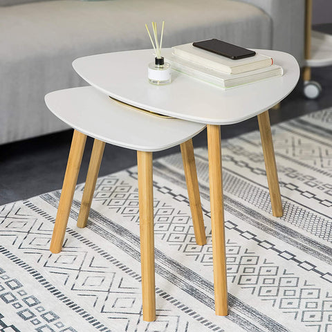 Rootz Nesting Tables - Set of 2 Side Tables - Living Room Tables Coffee Tables