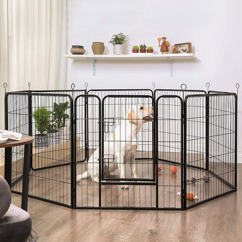 Rootz Puppyren - Animal run - Small pets - Black - 80 x 60 cm per element (WxH)