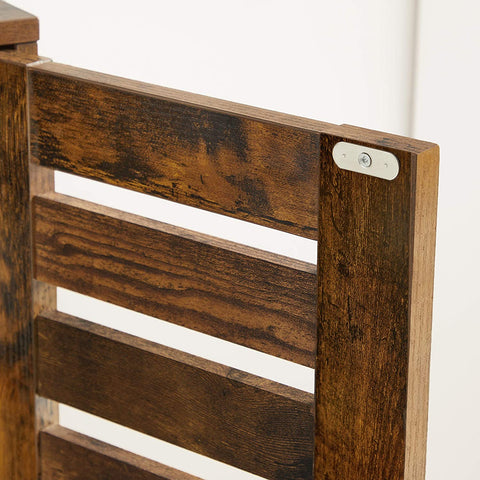 Rootz Sideboard - Bathroom Cabinet - Storage Cabinet - Adjustable Shelves - Processed Wood - Brown - 60 x 30 x 82 cm