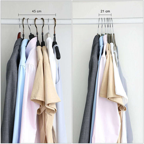 Rootz Clothes Hanger - 20 Pieces - Non-slip