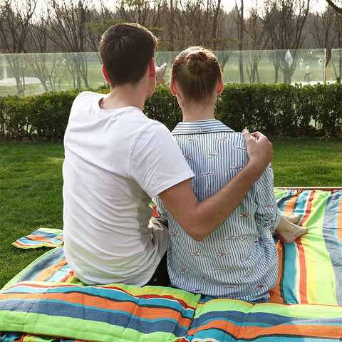 Rootz Hammock - 2 Cushions - 2 Persons - Colorful - Cotton - Polyester - 210 x 150 cm