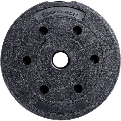 Rootz holder set - weights - holders - fitness training - Zwart - 4 x 2.5 kg - 4 x 1.25 kg - 4 x 1 kg
