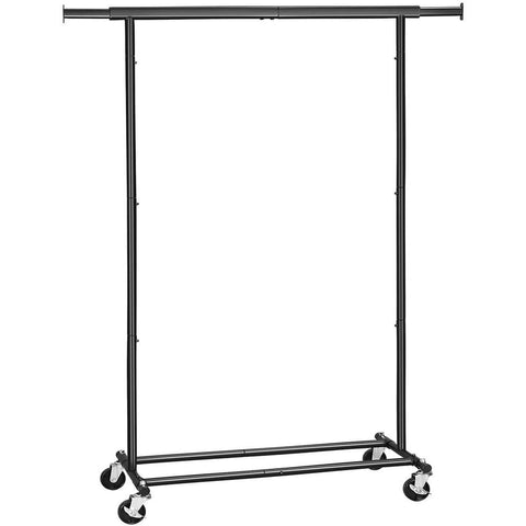 Rootz Clothes Rack On Wheels - Wardrobe Rack - Rack For Clothes - Wardrobe