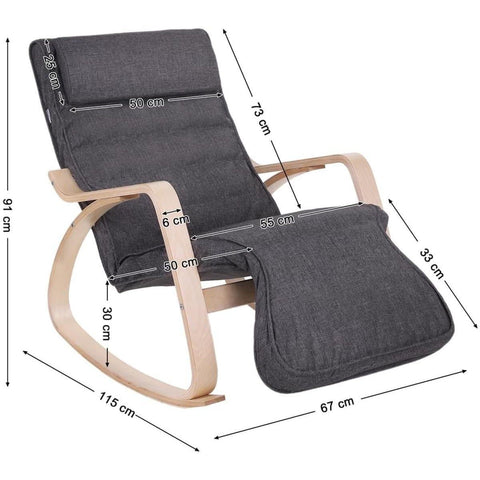 Rootz Rocking Chair - Relaxing Chair - Relax Chair