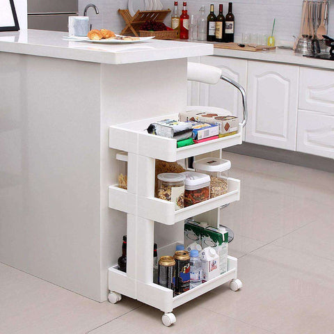 Rootz Kitchen Trolley - Trolley - Trolley On Wheels - Kitchen Trolleys