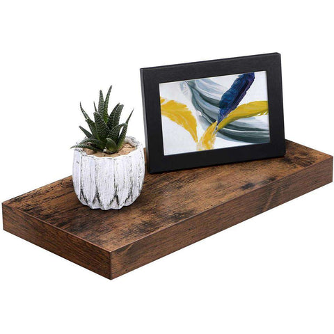 Rootz Wall Shelf Wood - Wall Shelf Floating - Wall Shelf Industrial