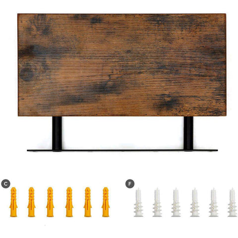 Rootz Wall Shelf Wood - Wall Shelf Floating - Wall Shelf Industrial