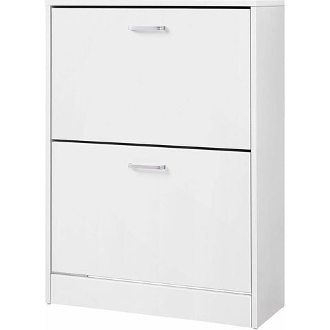 Rootz Shoe Cabinet - Shoe Rack For 12 Pairs Of Shoes - Rootz Cabinet Of Wood