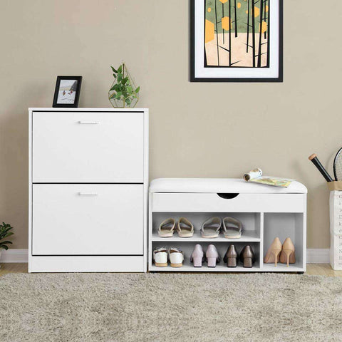 Rootz Shoe Cabinet - Shoe Rack For 12 Pairs Of Shoes - Rootz Cabinet Of Wood