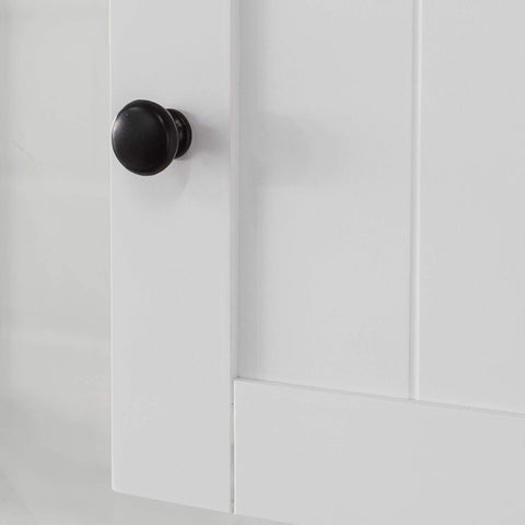 Rootz White Wall Mounted - Single Door Bathroom Cabinet - W40 x D23 x H52cm
