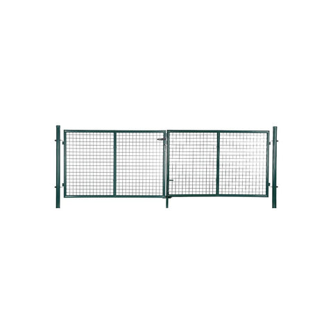 Rootz Garden Gate - Double Garden Gate - Door Garden Gate - Metal Garden Gate - Styles Garden Gate - Garden Entrance Gate - Custom Garden Gate - Garden Gate With Lock - Green