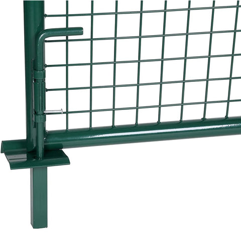 Rootz Garden Gate - Double Garden Gate - Door Garden Gate - Metal Garden Gate - Styles Garden Gate - Garden Entrance Gate - Custom Garden Gate - Garden Gate With Lock - Green