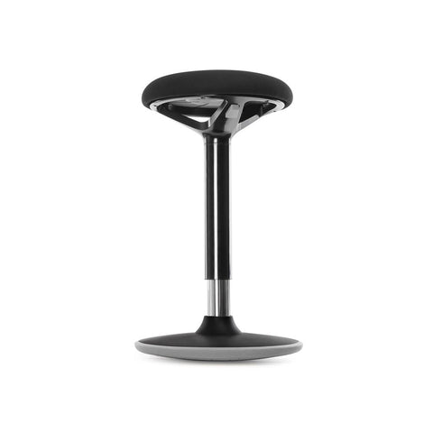 Rootz Stool - Work Stool - Bar Stooln - Counter Stool - Kitchen Stool - Adjustable Stool - Black - Stool For Small Spaces - Black - 50-65 cm