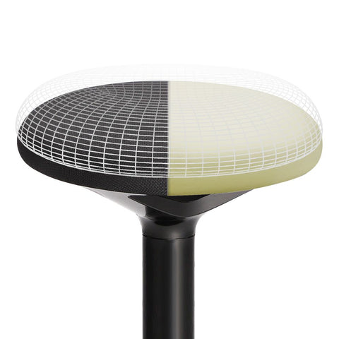 Rootz Stool - Work Stool - Bar Stooln - Counter Stool - Kitchen Stool - Adjustable Stool - Black - Stool For Small Spaces - Black - 50-65 cm