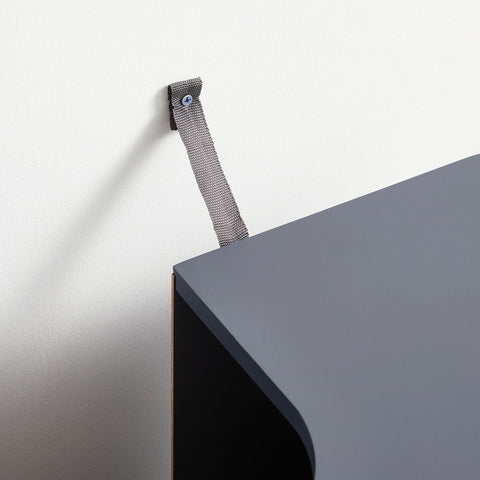 Rootz Vanity Unit - 2 Doors Vanity Unit - Bathroom Vanity Unit - Vanity Storage - Bathroom Vanity - Grey - 60 x 30 x 60 cm