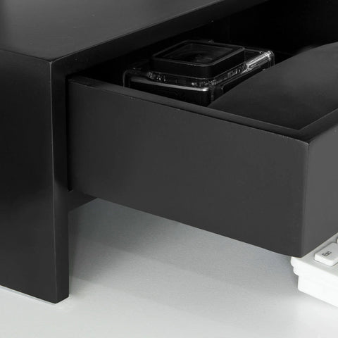 Rootz Monitor Stand Computer Screen-Monitor Stand- Monitor Riser -Desk Organizer with 2 Drawers