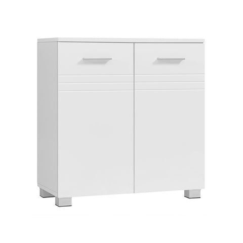 Rootz Vanity Unit - Washbasin Cabinet - Bathroom Cabinet - Storage Cabinet - White - 60 x 30 x 63 cm