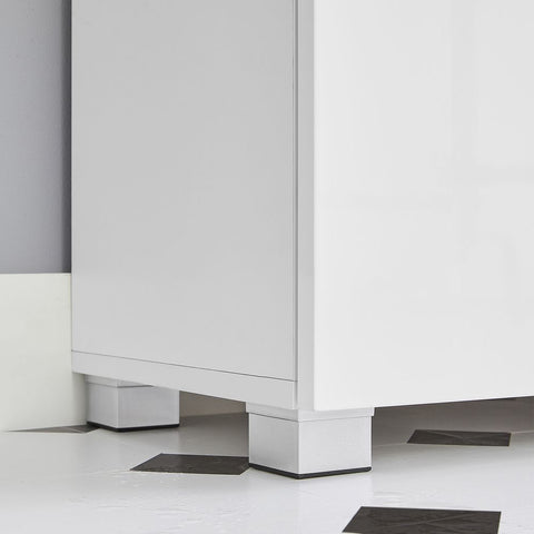 Rootz Vanity Unit - Washbasin Cabinet - Bathroom Cabinet - Storage Cabinet - White - 60 x 30 x 63 cm