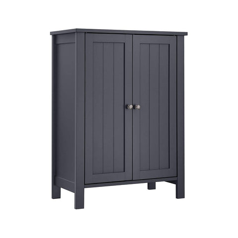 Rootz Bathroom Cabinet - Bathroom Cabinet - Vanity Cabinet - Storage Cabinet - Medicine Cabinet - Floor Cabinet - Grey - 60 x 30 x 80 cm