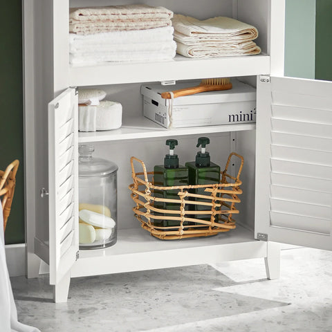 Rootz Bathroom Cabinet - Bathroom Shelf - Bathroom Storage Cabinet Unit
