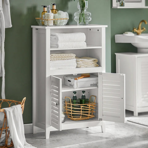 Rootz Bathroom Cabinet - Bathroom Shelf - Bathroom Storage Cabinet Unit