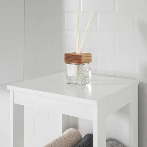 Rootz White 5 Tiers Bathroom Shelf Bathroom Storage Shelf Cabinet Unit- 30x30x139cm