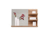 Rootz Bathroom Seal - Storage Shelf - Brown - 72 x 56 x 34 cm