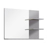 Rootz Bathroom mirror - Wall mirror - Gray - 72 x 57 x 20 cm