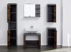 Rootz Bathroom mirror - Wall mirror - Gray - 72 x 57 x 20 cm