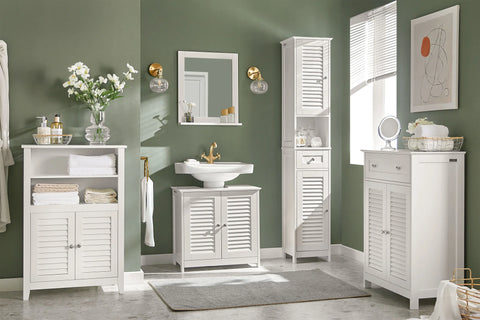 Rootz Bathroom Cabinet - Bathroom Shelf - Bathroom Storage Cabinet Unit