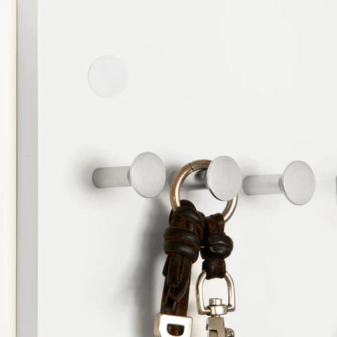 Rootz Wall Coat Rack with 7 Hangers and Storage Shelf - Wall Hook Hanger