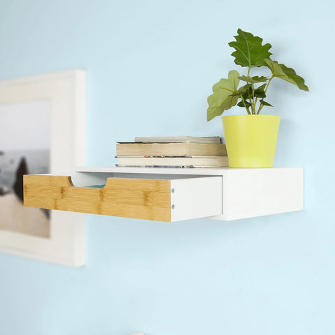 Rootz Floating Drawer - Wall Mounted Drawers - Wall Shelf - Storage Display Shelving