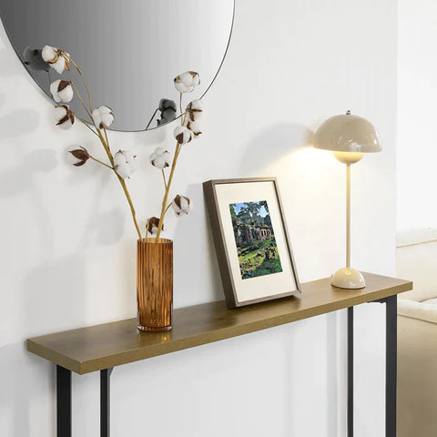 Rootz Console Table Hall - Table Side - Table End - Table Living Room - Table Sofa Table - W120 x D20 x H75cm
