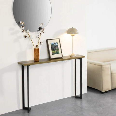 Rootz Console Table Hall - Table Side - Table End - Table Living Room - Table Sofa Table - W120 x D20 x H75cm