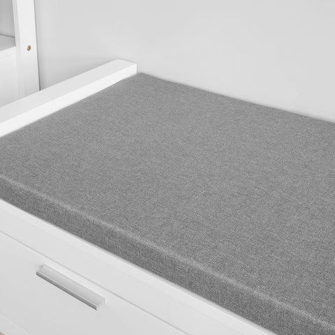 Rootz 2 Drawers Shoe Bench - Shoe Rack - Shoe Cabinet - Hallway Storage Bench with Seat Cushion