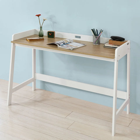 Rootz Home Office Table Des- Computer Desk Workstation Writing Desk with Large Desk Top