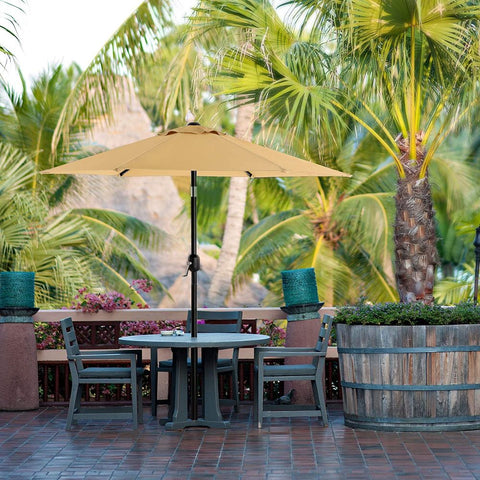 Rootz Parasol - Garden Umbrella - Beach Umbrella - Foldable Garden Umbrella - Outdoor Parasol - Garden Parasol - Sunshade Parasol - Umbrella Parasol - Beige