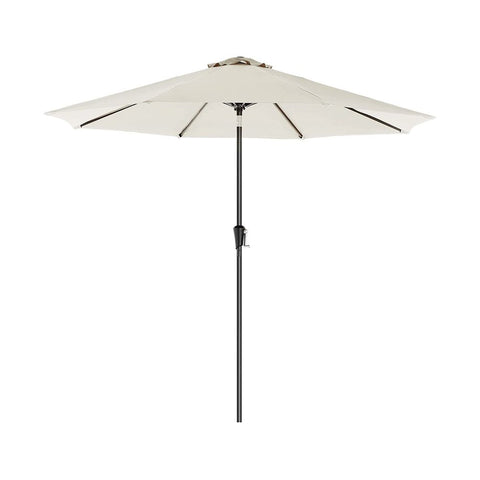 Rootz Parasol - Garden Umbrella - Beach Umbrella - Foldable Garden Umbrella - Outdoor Parasol - Garden Parasol - Sunshade Parasol - Umbrella Parasol - Beige