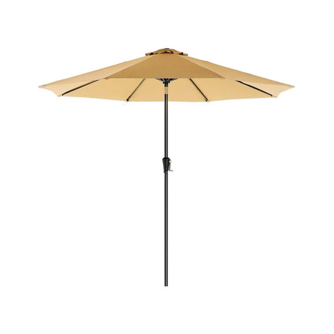 Rootz Parasol - Garden Umbrella - Beach Umbrella - Foldable Garden Umbrella - Outdoor Parasol - Garden Parasol - Sunshade Parasol - Umbrella Parasol - Taupe