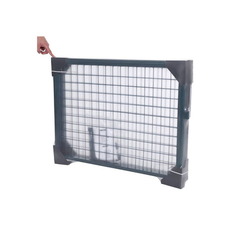 Rootz Garden Gate - Garden Gate With Post - Metal Garden Gate - Small Garden Gate - Gate - Garden Gate With Lock - Green - 200 x 106 x 6 cm