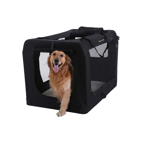 Rootz Pet Transport Bag - Dog Carrier - Dog Bag - Transport Bag - Pet Carrier - Cat Carrier -  Travel Pet Carrier - Portable Pet Carrier - Black - 102 x 69 x 69 cm (W x H x D)