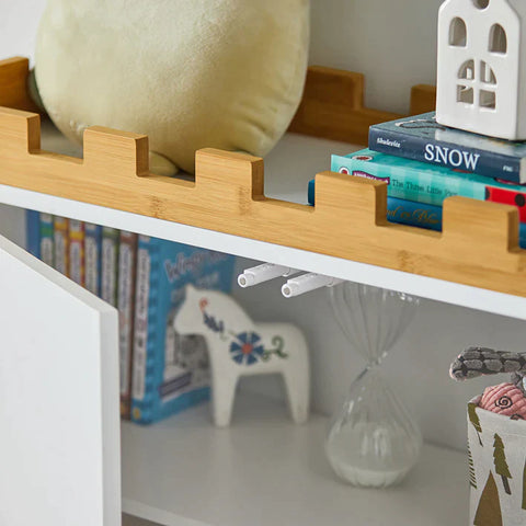 Rootz Design Children Storage Chest Cabinet- Children Bookcase Book Shelf Toy Shelf Children’s Room Storage Display Shelf Rack Organizer