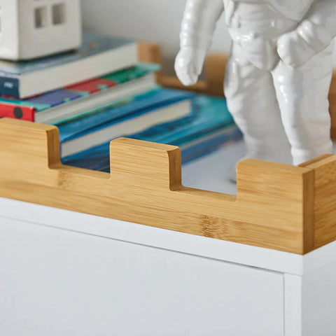 Rootz Design Children Storage Chest Cabinet- Children Bookcase Book Shelf Toy Shelf Children’s Room Storage Display Shelf Rack Organizer