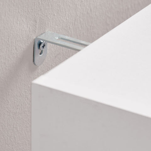 Rootz Bookshelf - Standing Shelf - Bookshelf With 6 Compartments - Corner Bookshelf - Open Bookshelf - Chipboard - White - 40 x 24 x 178.5 cm