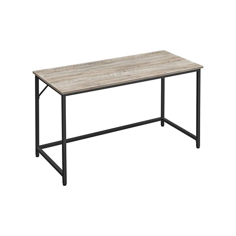Rootz Desk - Home Office Desk - Writing Desk - Computer Desk - Standing Desk - Adjustable Desk - Executive Desk - Gaming Desk - Workstation Desk - Greige-Black - 140 x 60 x 75 cm (L x W x H)