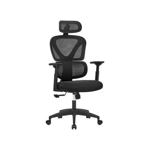 Rootz Office Chair - Office Chair With Adjustable Backrest - Gaming Chair - Ergonomic Chair - Executive Chair - Task Chair - Plastic - Foam Padding - Polyester - 65 x 60 x (120-130) cm (W x D x H)